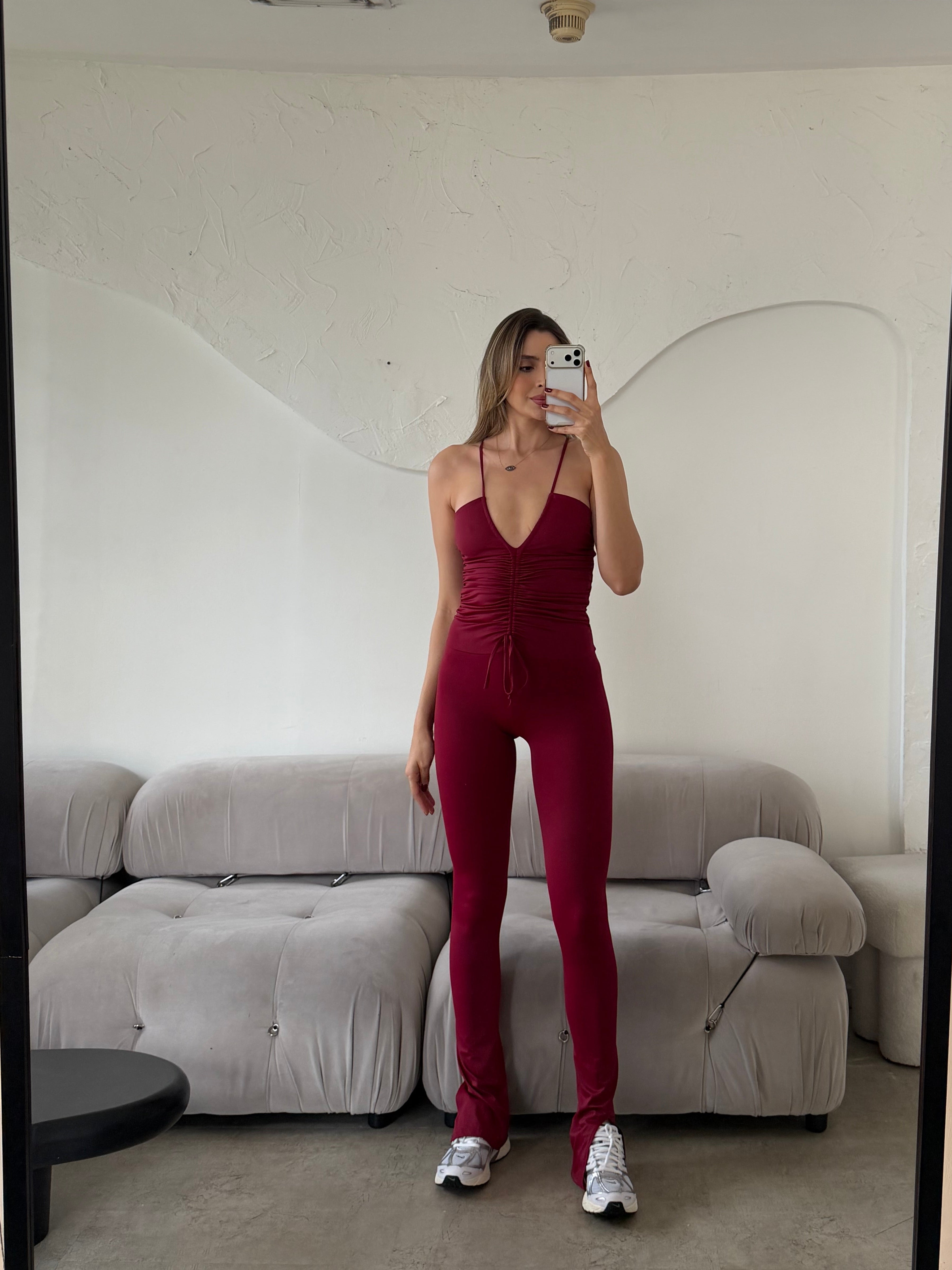 Floral Invertida Jumpsuit