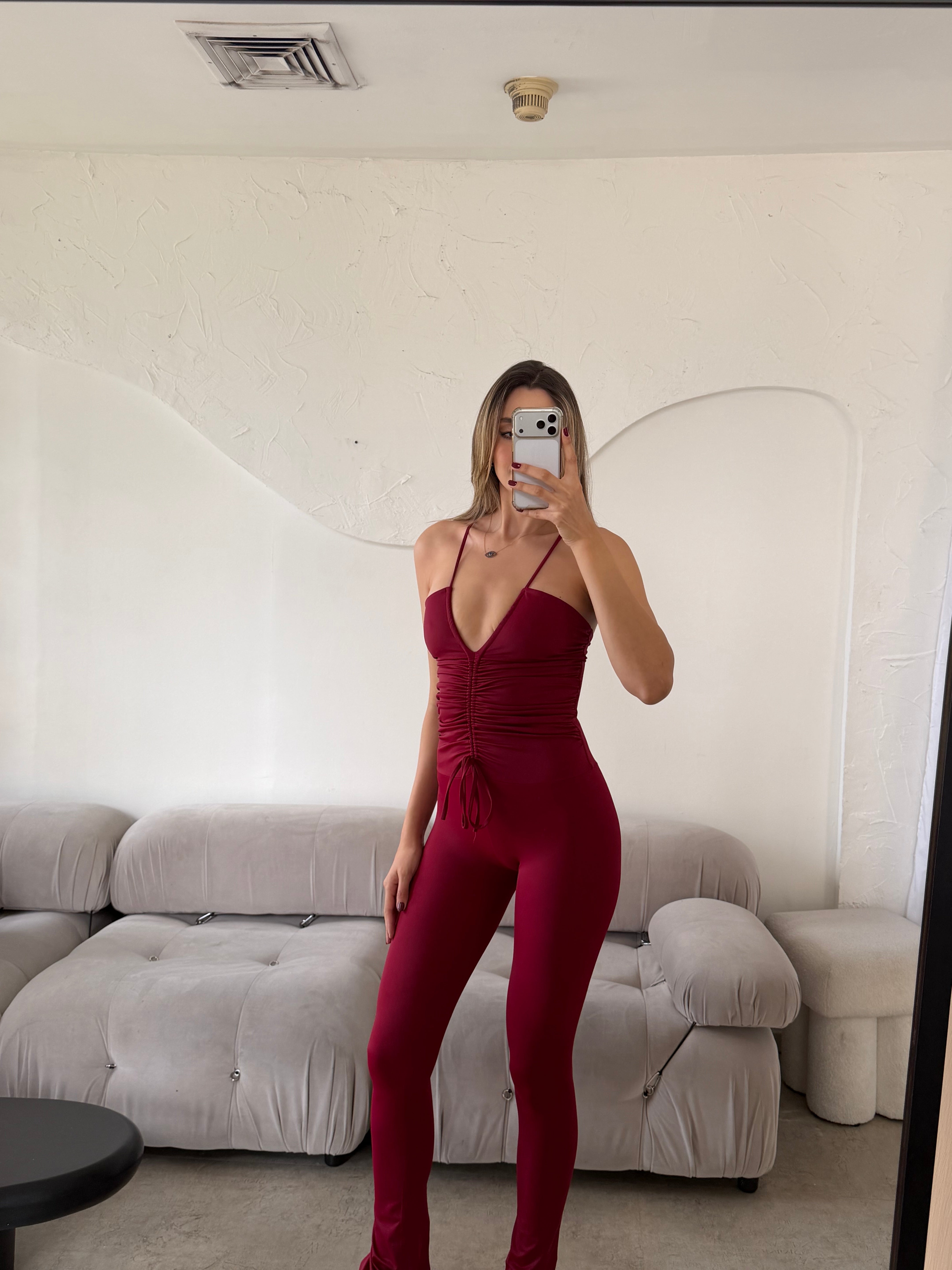 Floral Invertida Jumpsuit